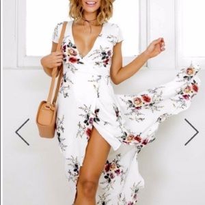 ShoPo floral wrap maxi